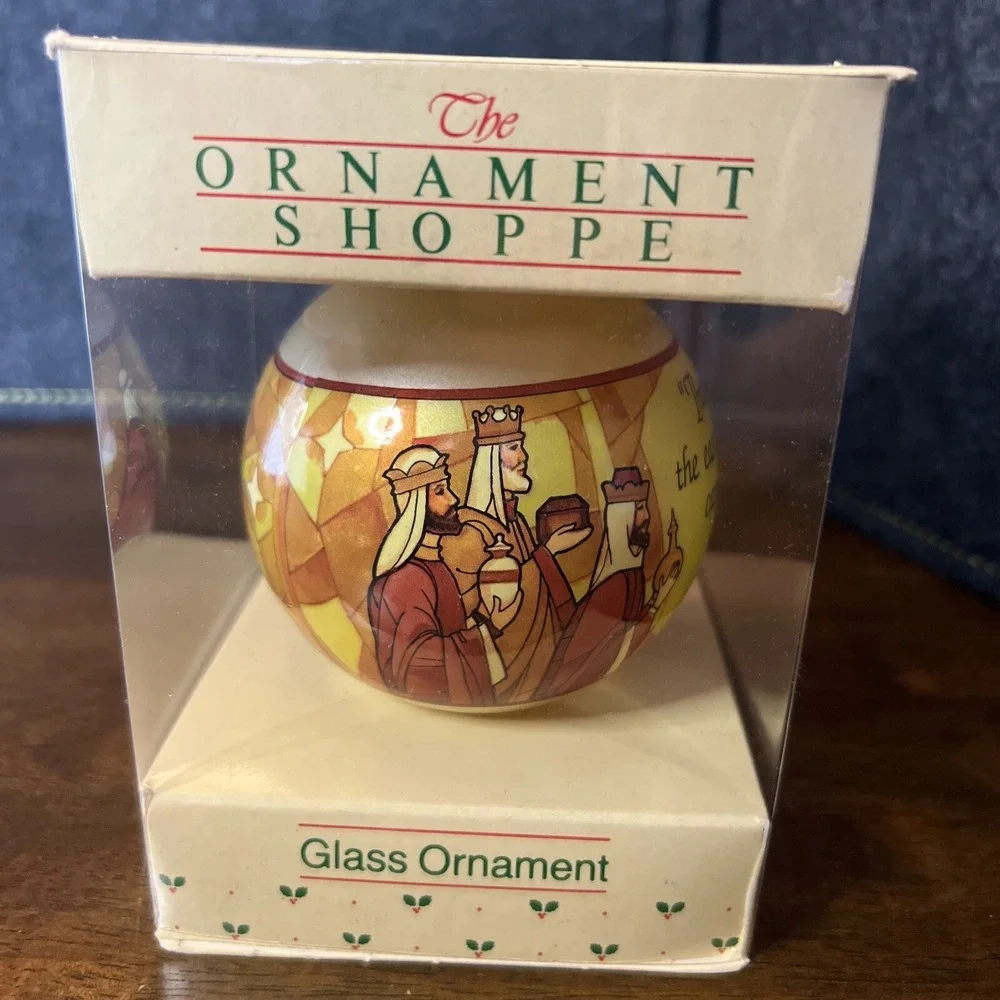 The Ornament Shop 3‎ Wise Men Ornament, Nativity Christmas  1982 Vintage RARE!